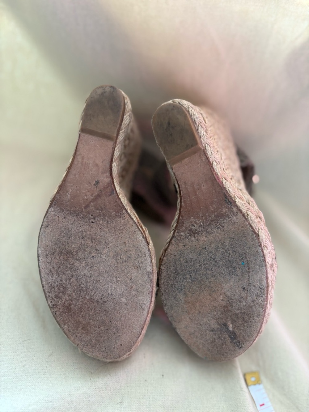 Stuart Weitzman Alex Wedge Jennifer Aniston Wedge Sandals 6.5 - Picture 8 of 14